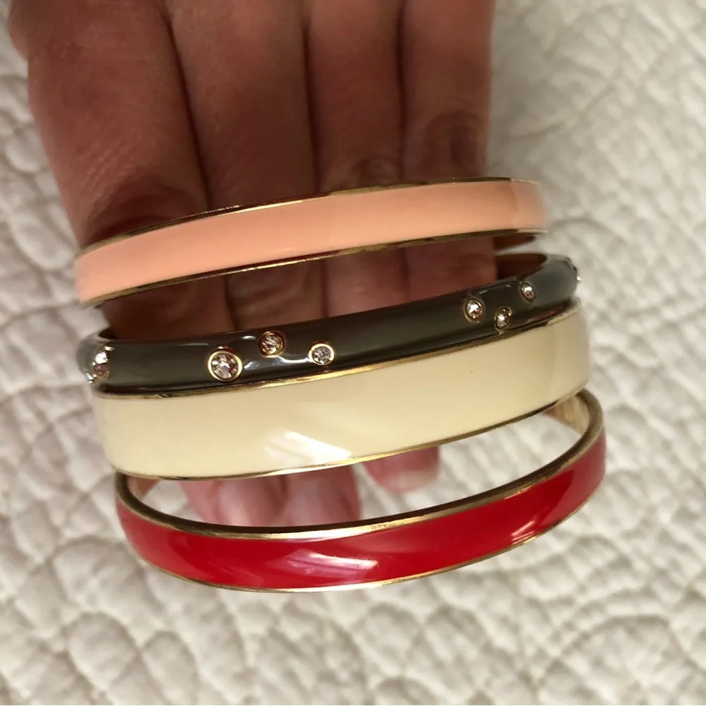🎉SALE!!🎉 J. Crew Set of 4 Bangle Bracelets - Picture 5 of 6